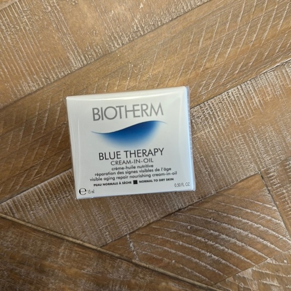 NEW Biotherm Blue Therapy Cream-In-Oil Anti-Aging Normal to Dry Skin Cream 15ml - Picture 4 of 6